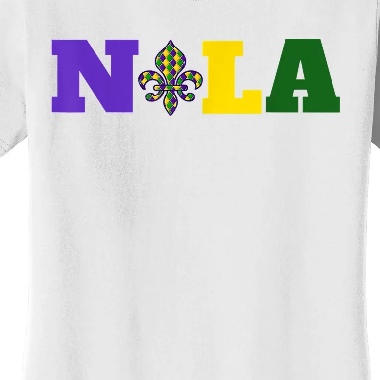 Meet Me In Nola Mardi Gras New Orleans Party Women's T-Shirt