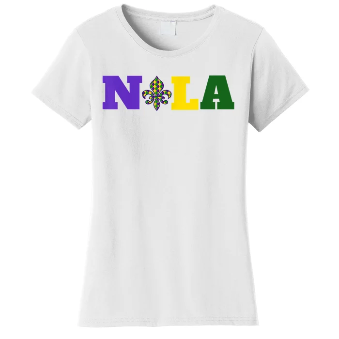 Meet Me In Nola Mardi Gras New Orleans Party Women's T-Shirt