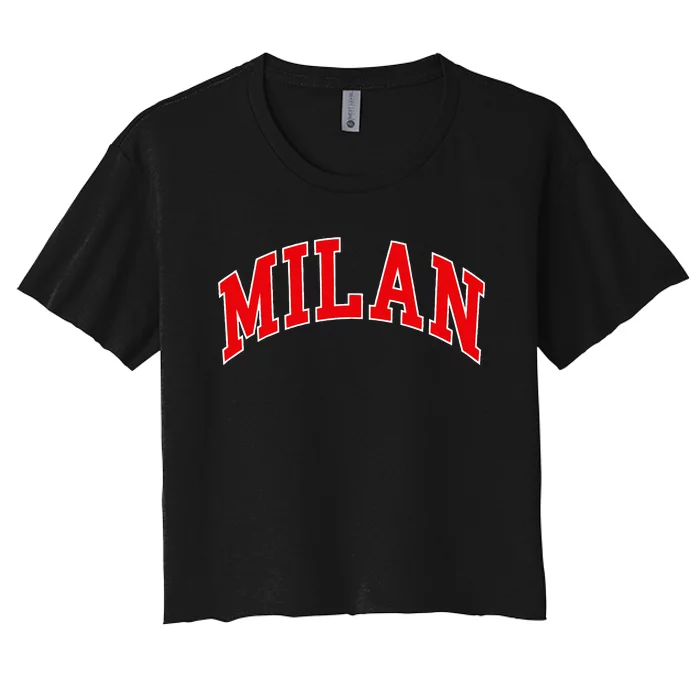 Milan Women's Crop Top Tee