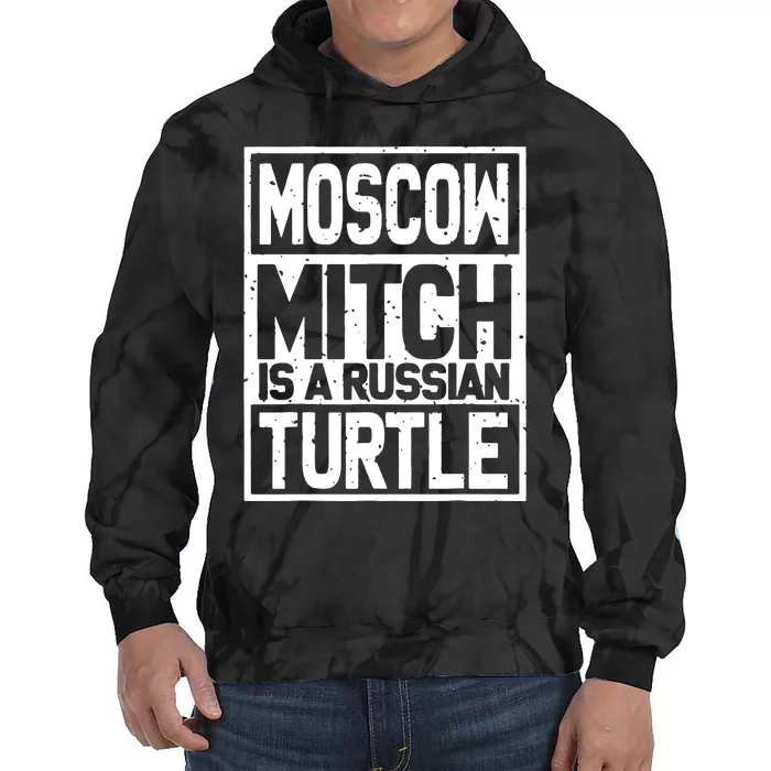 Moscow Mitch Is A Russian Turtle Tie Dye Hoodie