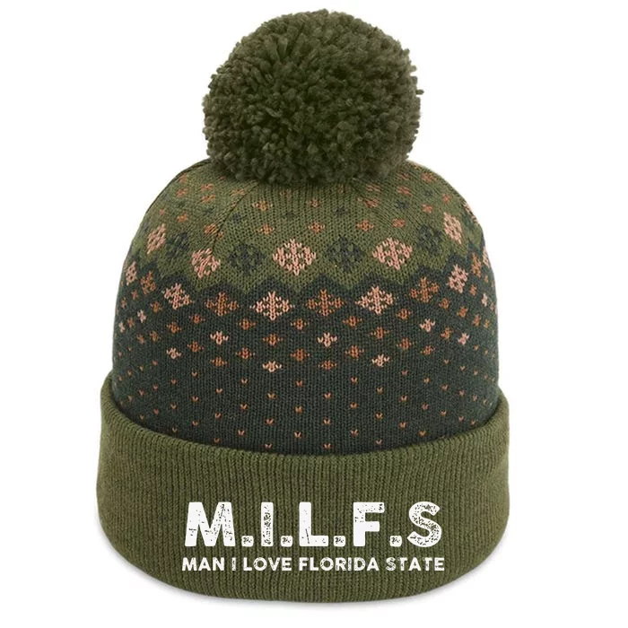 Milfs Man I Love Florida States The Baniff Cuffed Pom Beanie