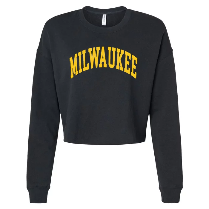 Milwaukee Cropped Pullover Crew