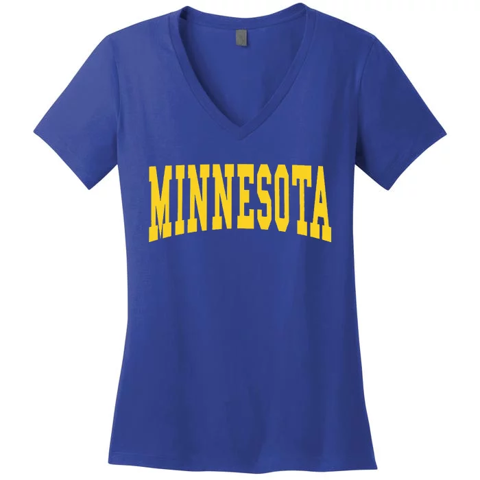 Minnesota Women's V-Neck T-Shirt