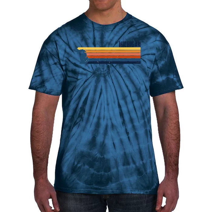 Retro Vintage Michigan Tie-Dye T-Shirt