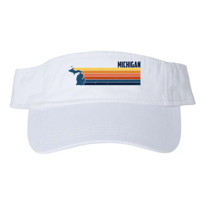 Retro Vintage Michigan Valucap Bio-Washed Visor