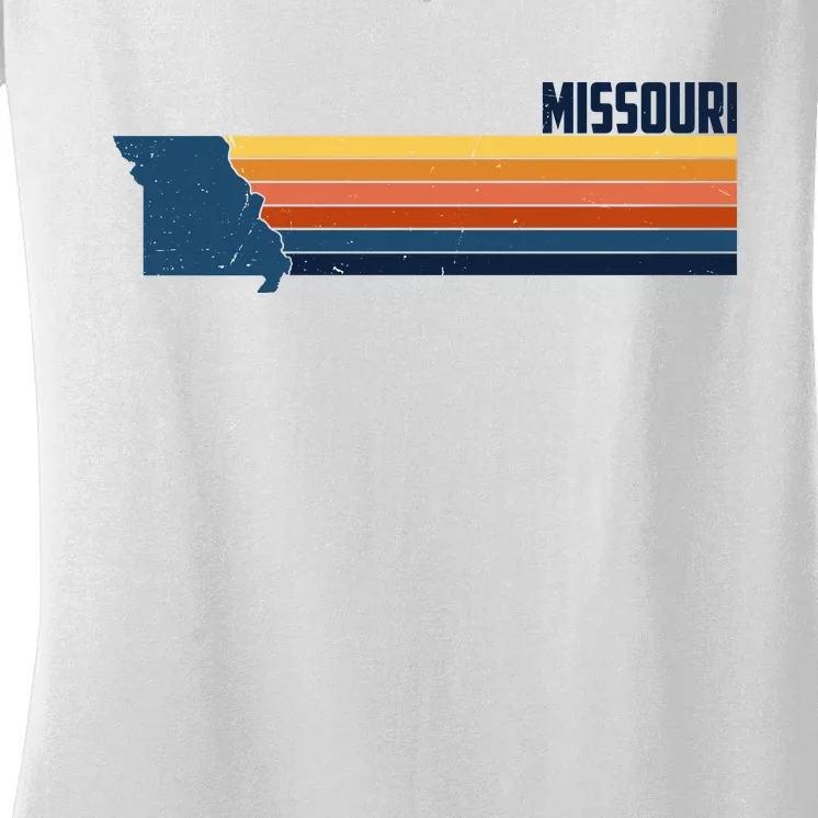 Retro Vintage Missouri Women's V-Neck T-Shirt