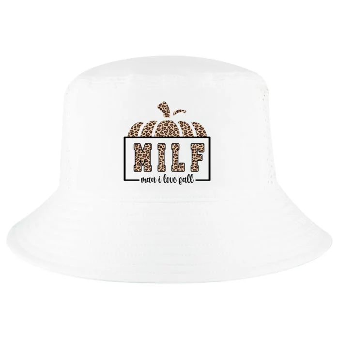 MILF Man I Love Fall Cheetah Pumpkin Cute Cool Comfort Performance Bucket Hat