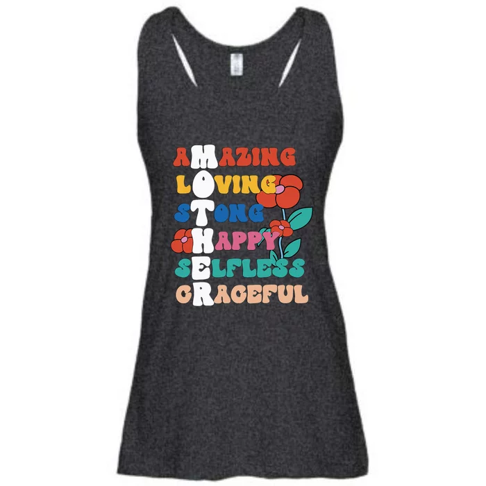 Mother Meaning I Love Mom Mothers Day Ladies Essential Flowy Tank