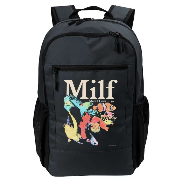 Milf Man I Love Fish Daily Commute Backpack