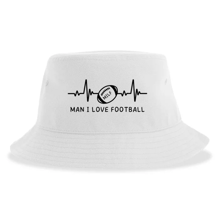 MILF Man I Love Football Sustainable Bucket Hat