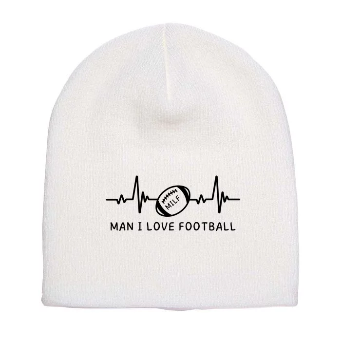 MILF Man I Love Football Short Acrylic Beanie