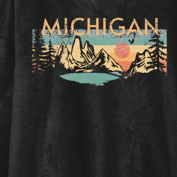 Michigan Hooded Wearable Blanket