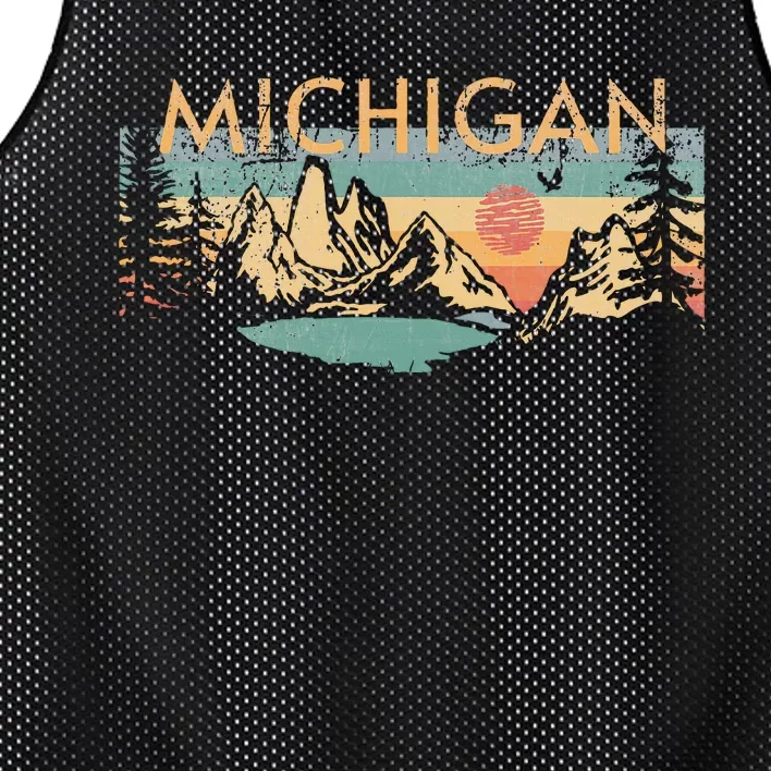 Michigan Mesh Reversible Basketball Jersey Tank