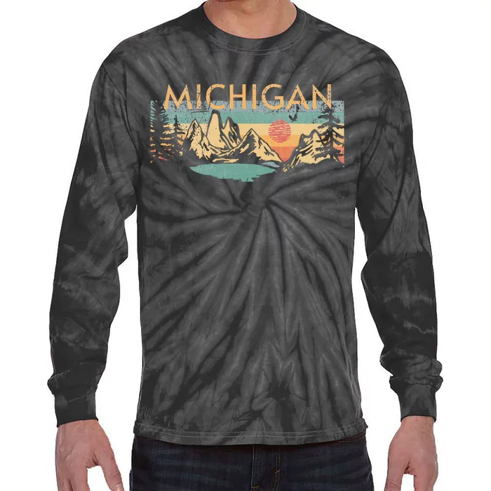 Michigan Tie-Dye Long Sleeve Shirt