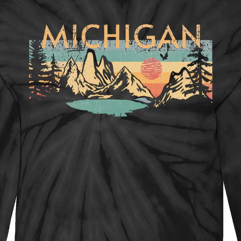 Michigan Tie-Dye Long Sleeve Shirt