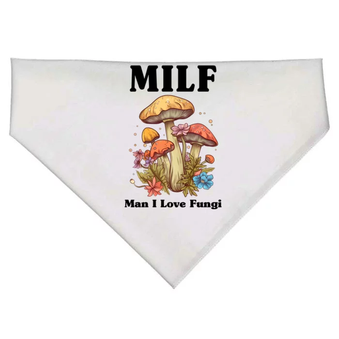 Milf Man I Love Fungi Funny USA-Made Doggie Bandana