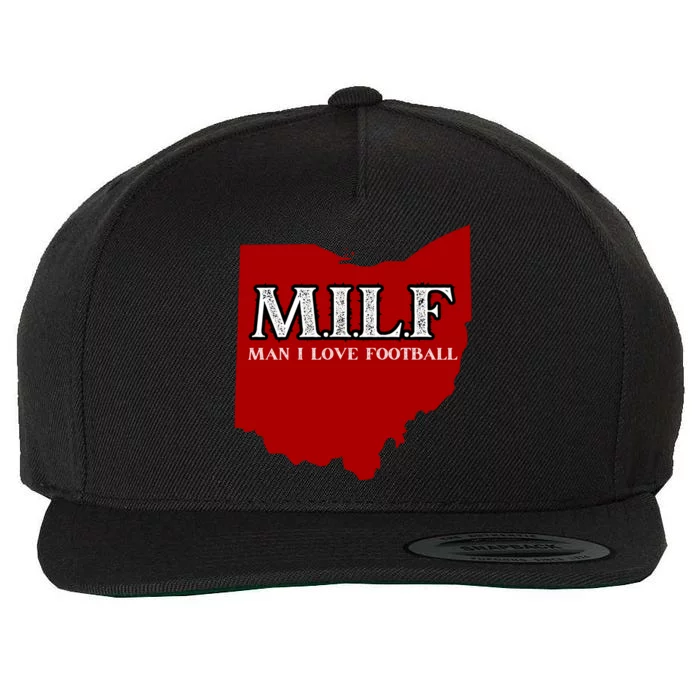 MILF Man I Love Football Wool Snapback Cap