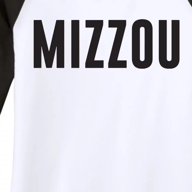 Mizzou Women's Tri-Blend 3/4-Sleeve Raglan Shirt