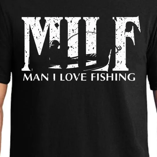 Milf Man I Love Fishing Pajama Set