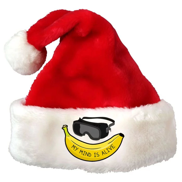 My Mind Is Alive Premium Christmas Santa Hat