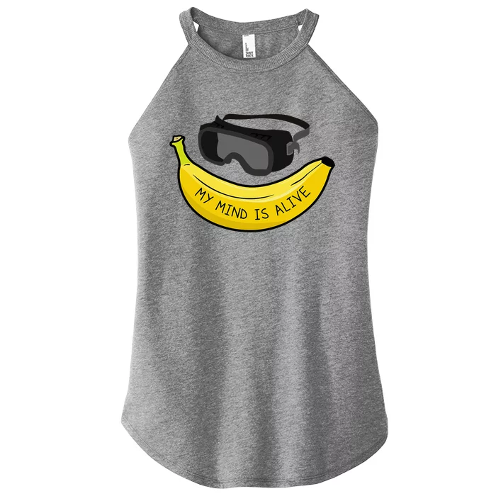 My Mind Is Alive Women’s Perfect Tri Rocker Tank