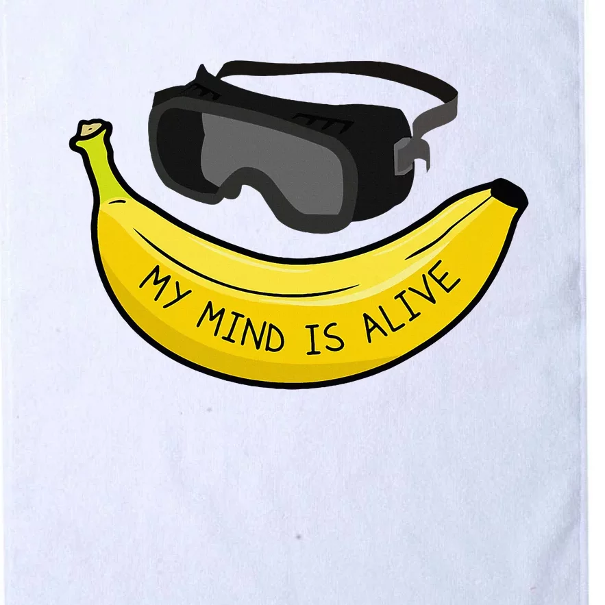 My Mind Is Alive Platinum Collection Golf Towel