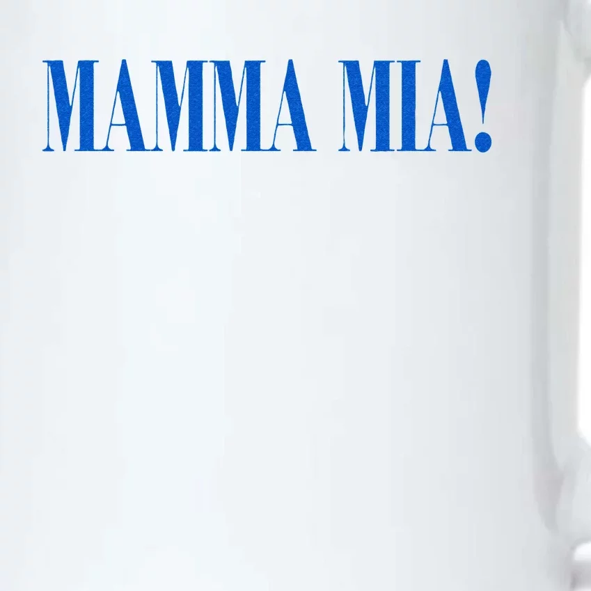 Mamma Mia Italian Novelty Christmas Gift Black Color Changing Mug