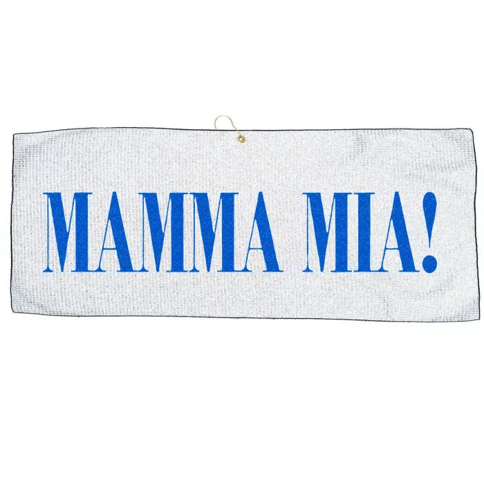 Mamma Mia Italian Novelty Christmas Gift Large Microfiber Waffle Golf Towel