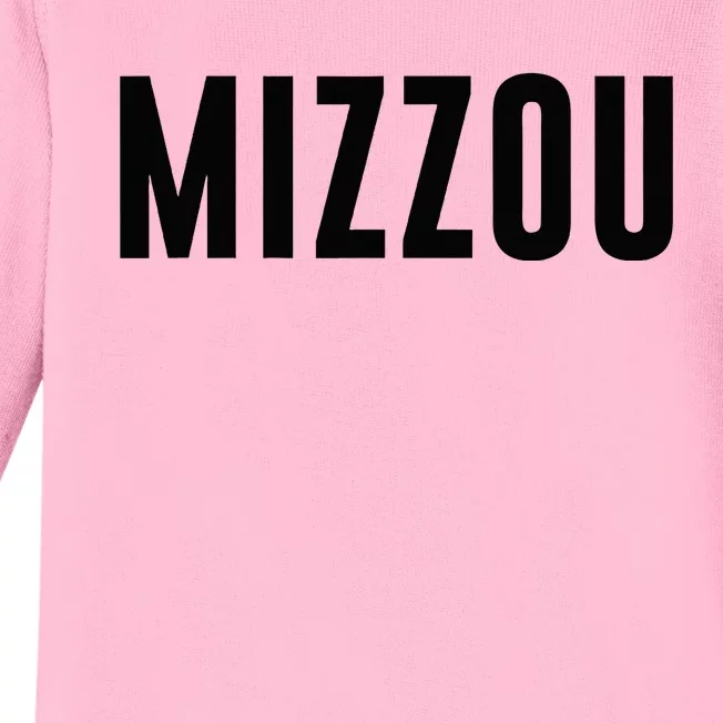 Mizzou Baby Long Sleeve Bodysuit