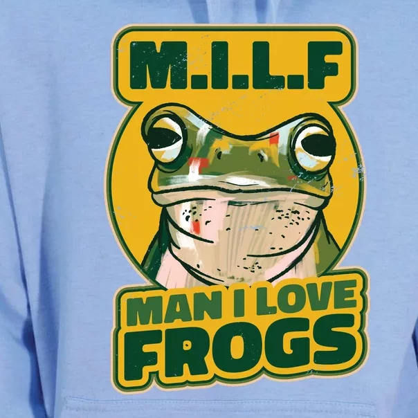 MILF Man I Love Frogs Funny Unisex Surf Hoodie