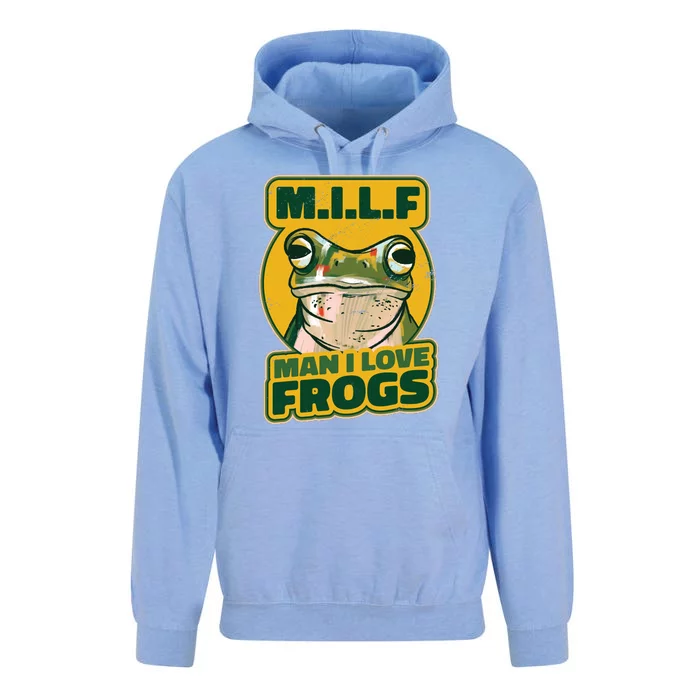 MILF Man I Love Frogs Funny Unisex Surf Hoodie