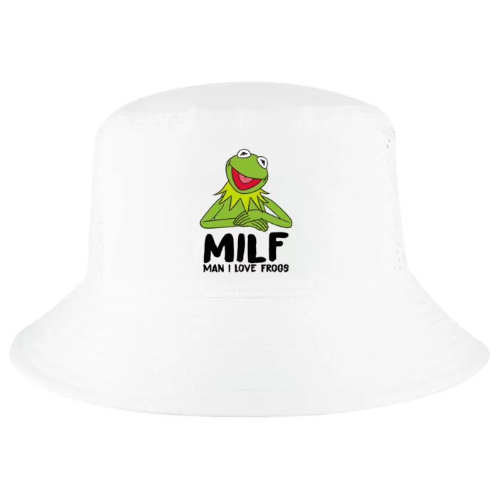 Milf Man I Love Frogs Cool Comfort Performance Bucket Hat