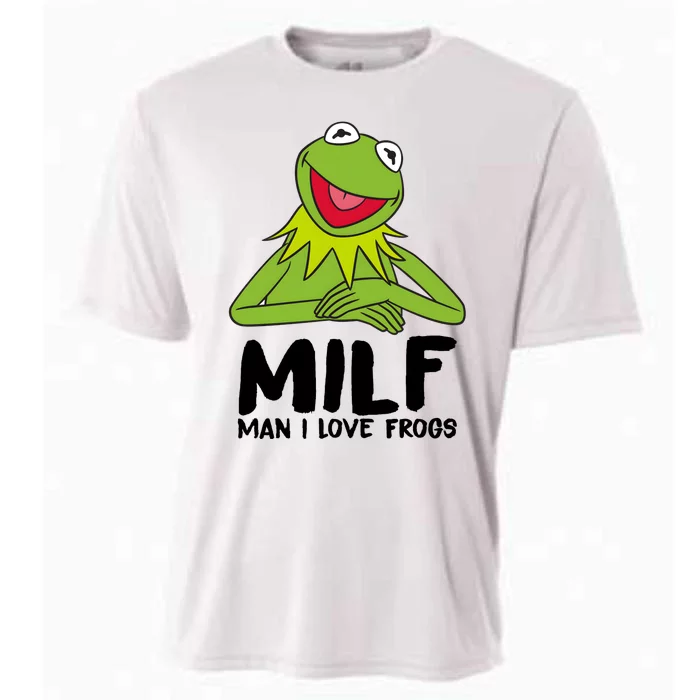 Milf Man I Love Frogs Cooling Performance Crew T-Shirt