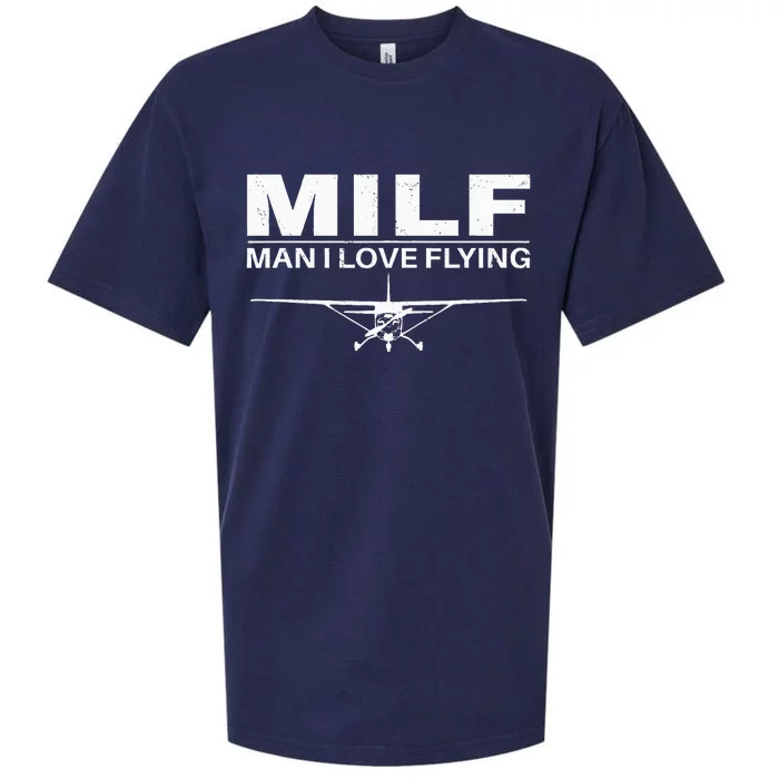 Milf Man I Love Flying Sueded Cloud Jersey T-Shirt