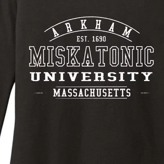 Miskatonic Womens CVC Long Sleeve Shirt