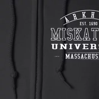 Miskatonic Full Zip Hoodie