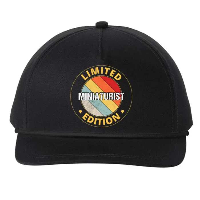 Miniaturist Snapback Five-Panel Rope Hat