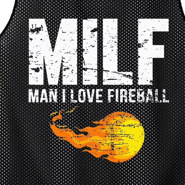 Milf Man I Love F.I.R.E.B.A.L.L Mesh Reversible Basketball Jersey Tank