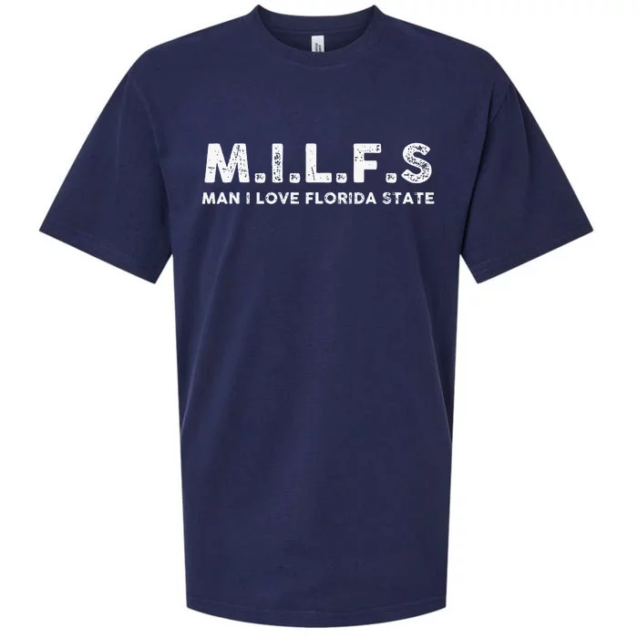 MILFS Man I Love Florida States Vintage Sueded Cloud Jersey T-Shirt