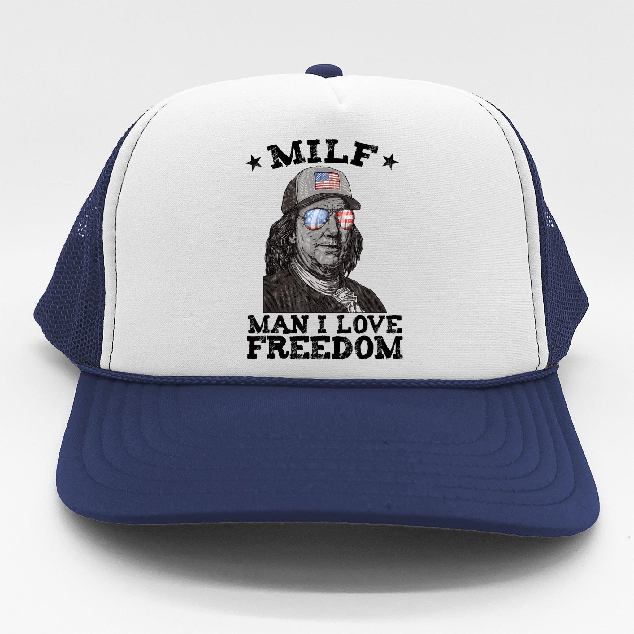 Milf Man I Love Frogs Funny Trucker Hat