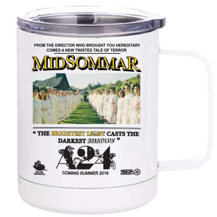 Midsommar Front & Back 12oz Stainless Steel Tumbler Cup