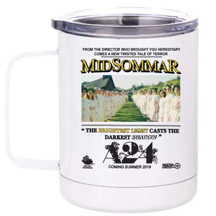 Midsommar Front & Back 12oz Stainless Steel Tumbler Cup