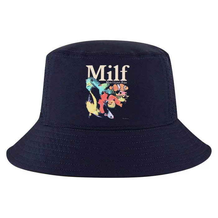 Milf Man I Love Fish Cool Comfort Performance Bucket Hat