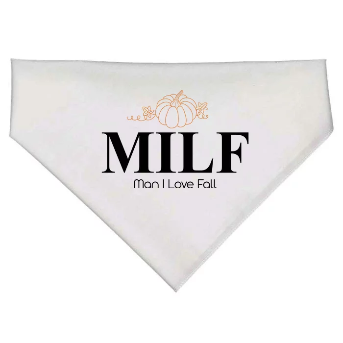 MILF Man I Love Fall October Lover USA-Made Doggie Bandana