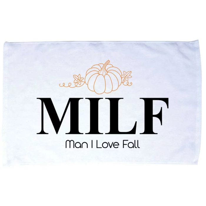 MILF Man I Love Fall October Lover Microfiber Hand Towel