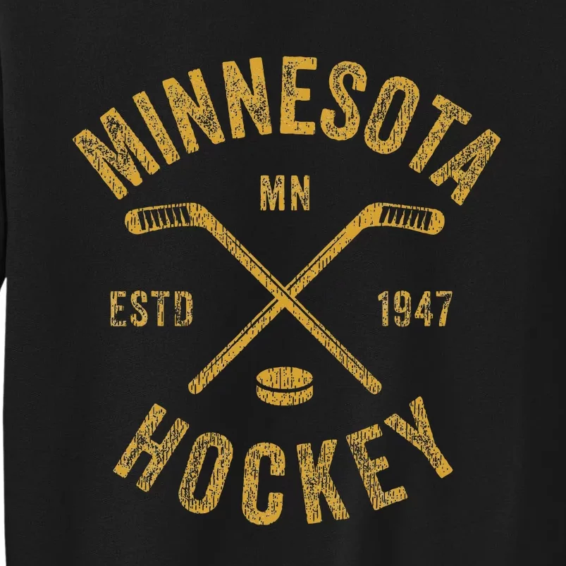 Minnesota Mn Ice Hockey Sticks Sweatshirt