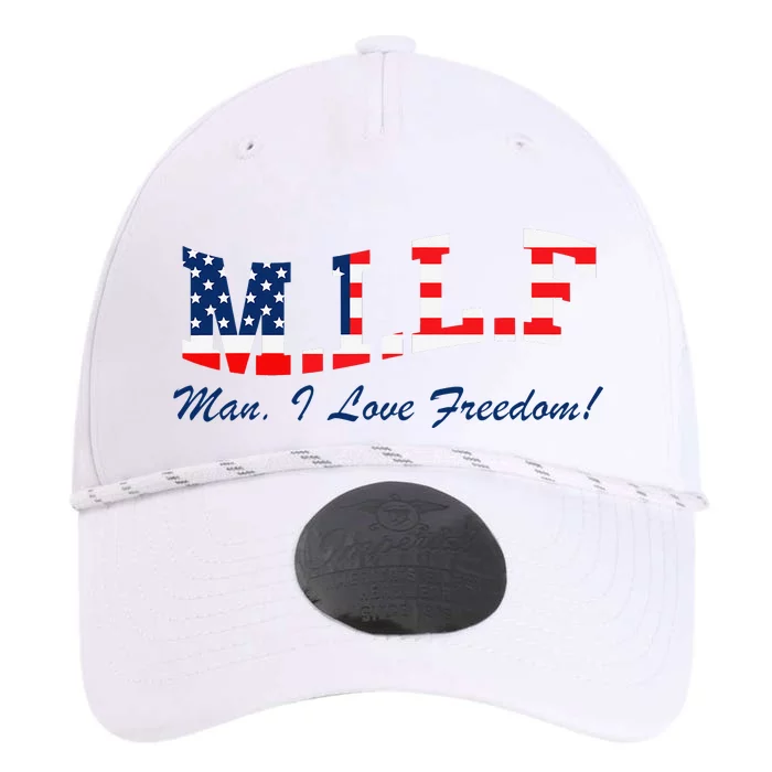 MILF Man I Love Freedom Funny Patriotic Performance The Dyno Cap