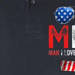 MILF Man I Love Fireworks Funny American 4th Of July Softstyle Adult Sport Polo