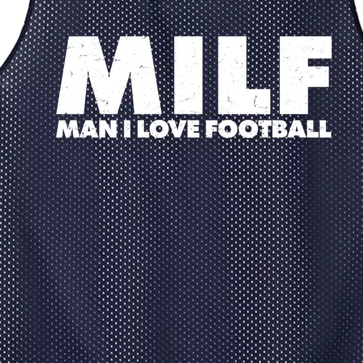 MILF Man I Love Football Mesh Reversible Basketball Jersey Tank