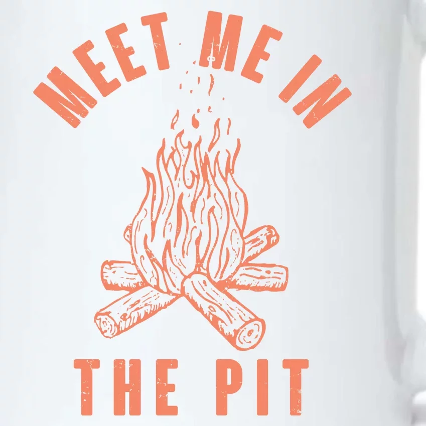 Meet Me In The Pit Campfire Black Color Changing Mug